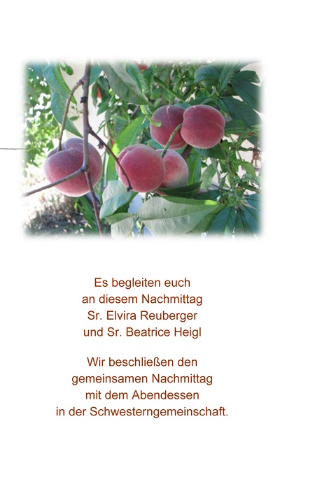 20.9.2025: Meditationsnachmittag mit den Franziskanerinnen in Zwettl